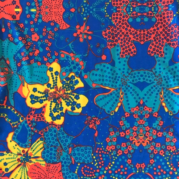 LuLaRoe Júlia Dress bright Colors - Picture 5 of 5